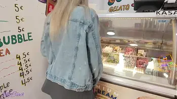 Romantic walk with remote controled vibrator in my pussy