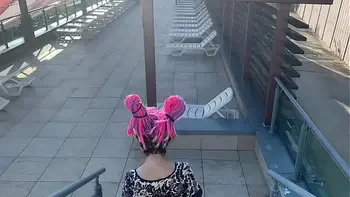 We Film a Crazy Vacation Video with Hard Spanking