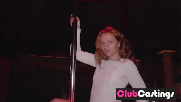 Shy Redhead Wants to be a Stripper by ClubCastings