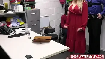 Hot Milf Vivianne Desilva Gone into an Office for Interrogation