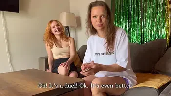 POV: Stepsister’s friend lost her mouth in cards.