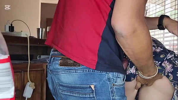Standing missionary fucking my friends wife quickie while he is in the next room