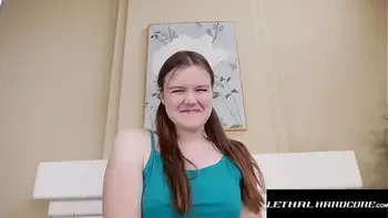 LethalHardcore - Horny For Cock Petite Babe Gets Fucked Good