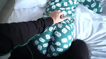 stepmom and stepson share a bed in a hotel room!