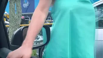 Milf teases me in the mall in front of everyone and makes me cum in the parking lot