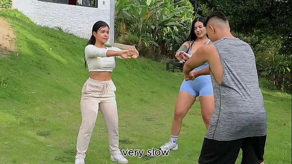 Workout routine ends in hot sex with a tattooed Latina part 1 - Dilan Clavijo