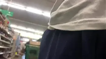 She kept looking cock bulge