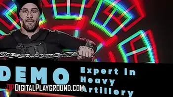 DIGITALPLAYGROUND - Gabbie Carter And Damon Dice Battle In A Virtual Reality Game With Only One Rule, DO NOT CUM