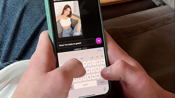 Wife get jealous to AI bot, but get arouse and get cum on her ass
