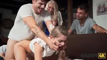 DADDY4K. Hot girlfriend cured my StepDaddy with a deepthroat and hard fuck