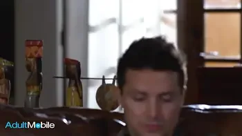 ADULTMOBILE - Voluptuous Blonde Flashes Her Tits To Her Stepbrother And Invites Him To Give Her A Creampie