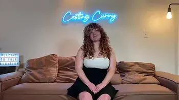 Casting Curvy: Busty Red Head Nurse Tries Out For Porn