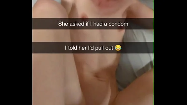 No Please Don't Cum In Me! Roommates Cheating Girlfriend Bred on Snapchat