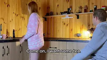 AMATEUR CHEATING WIFE: Husband's best friend came to visit and cummed in wife's pussy