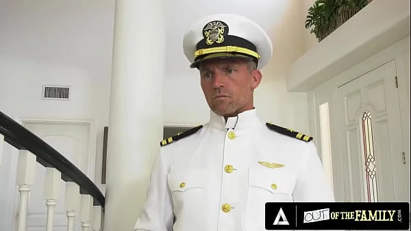OUT OF THE FAMILY - Maya Bijou Fucks Her Military Stepdad In Wild Interracial Hardcore Session
