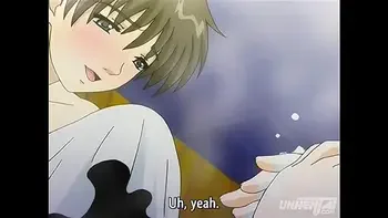 Hentai - I Get a Boner While My Stepmom Gives Me a Bath [Uncensored] [Subtitled]