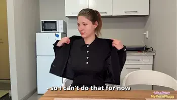 You want to keep your job? Then take off your knickers and I'll punish you hard!