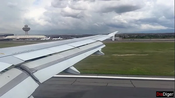 Public Dick Flashing in Airplane - Girl Brought Me To Cumshot In 2 Minutes