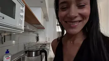 CREAMPIE FANTASY FULFILLED – I Didn’t Have Milk for Her Coffee, But I Had Some for Her Pussy