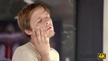 DADDY4K. Slutty GF is sucking a cock and then stripteasing for another in one room