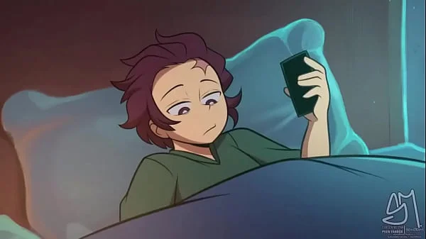 Tanjiro foi fudido pela nezuko - anal slayer