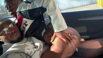 Bubble Butt Ebony Wife Loves Car Sex