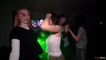 College Sex Party - Three Busty Babes Fuck And Get Cum In Mouth