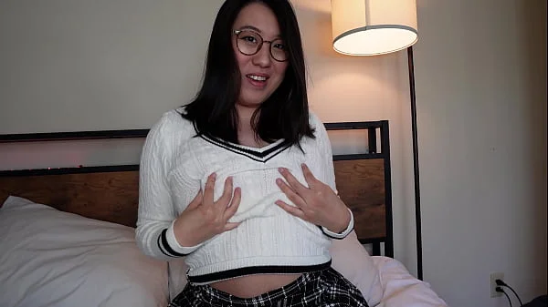 Shy Nerdy Asian Girlfriend Tofu Is a Secret Nympho