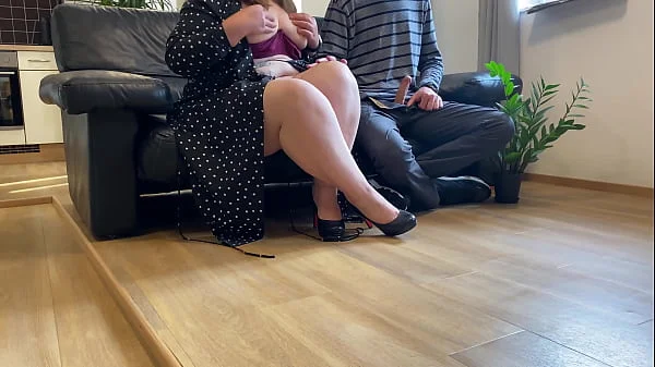 I visited my mother in law and her amazingly big natural tits