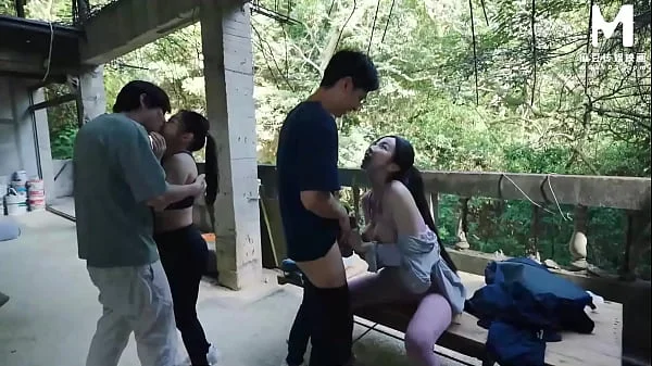 ModelMedia Asia - Hiking in the mountains and meeting sexy milf and having wild sex right away