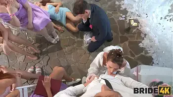 BRIDE4K. A wedding started off nicely, but ended up as a sex show between Bride and a Toastmaster