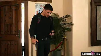 Divorced latina MILF Little Puck seduces a stepson on a wedding