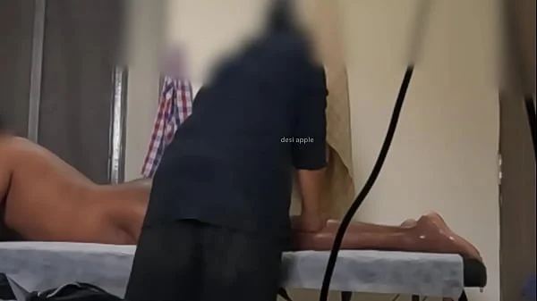 Dick flashing to massage girl piuki in Thailand