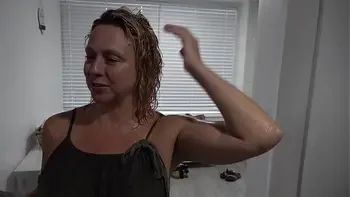Step Mom Comes Home Soaking Wet! - Cock Ninja - Goddess Brianna Beach - FULL VID ON SHEER