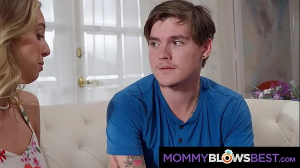 MommyBlowsBest - Blonde Hot Milf Sucks Future Babysitter's Dick