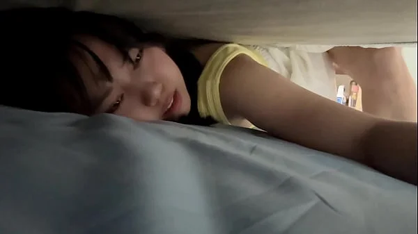 Stuck my Stepsister in the Bed but My dick cannot handle while saw her big ass