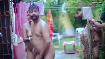 Three Horny Bhabhi Fucked By an Indian Dudhwala when their husband not at home ( Full Hindi Movie )