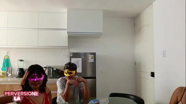 Intercambio de parejas 100% real su primera ves experimentando parte 1