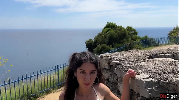 Public Dick Flashing - Girl Help Me to Cum in Mountains