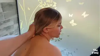 Sharing my bathroom with my stepmother - Amateur