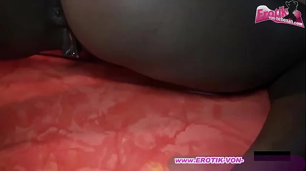 German amateur creampie sex party in a gangbang club