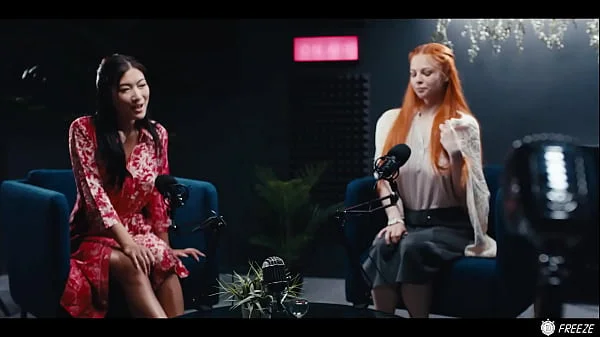 Lesbian Redhead Freezes Time And Makes Asian Babe Her Sex Slave - Lezdom Hardcore Sex