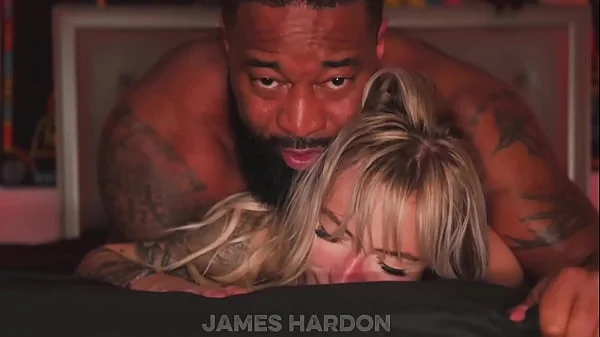 Hotwife blonde comes over for a breeding session bbc interracial