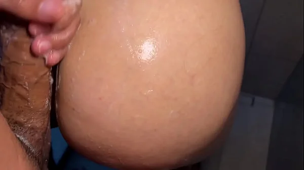 In the Shower with my Stepsister After College, she Asked me to Rub my Dick on Her but she won't let me Put it In Her Ass