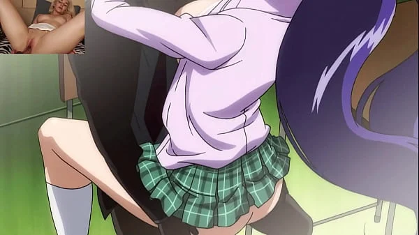 The shy student has such a big dick