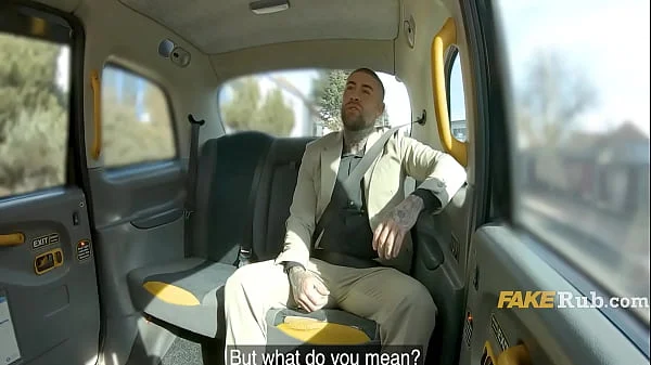 Female Cabbie Cant Let Him Go Without Ball Draining To A Date
