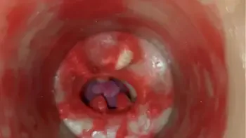 Cum without sperm. Excellent internal camera. 4K