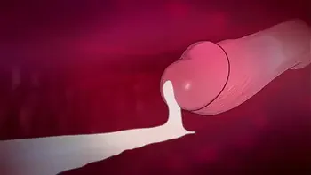 Animation bitch loves sex, at first she sucked off two guys, then allowed herself to be fucked by the third bully