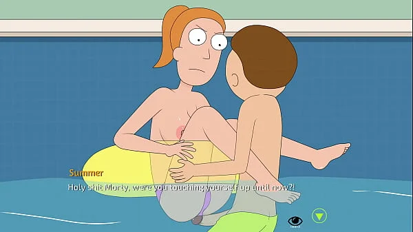 Rick and Morty:A Way Back Home (Family Pool Day) [60FPS][Ferdafs][No Commentary][Showcase] Beth, Morty, Summer, Morticia