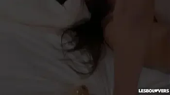 Lesbo lovers Zafira & Cherry Kiss receive anal gratification with butt plug